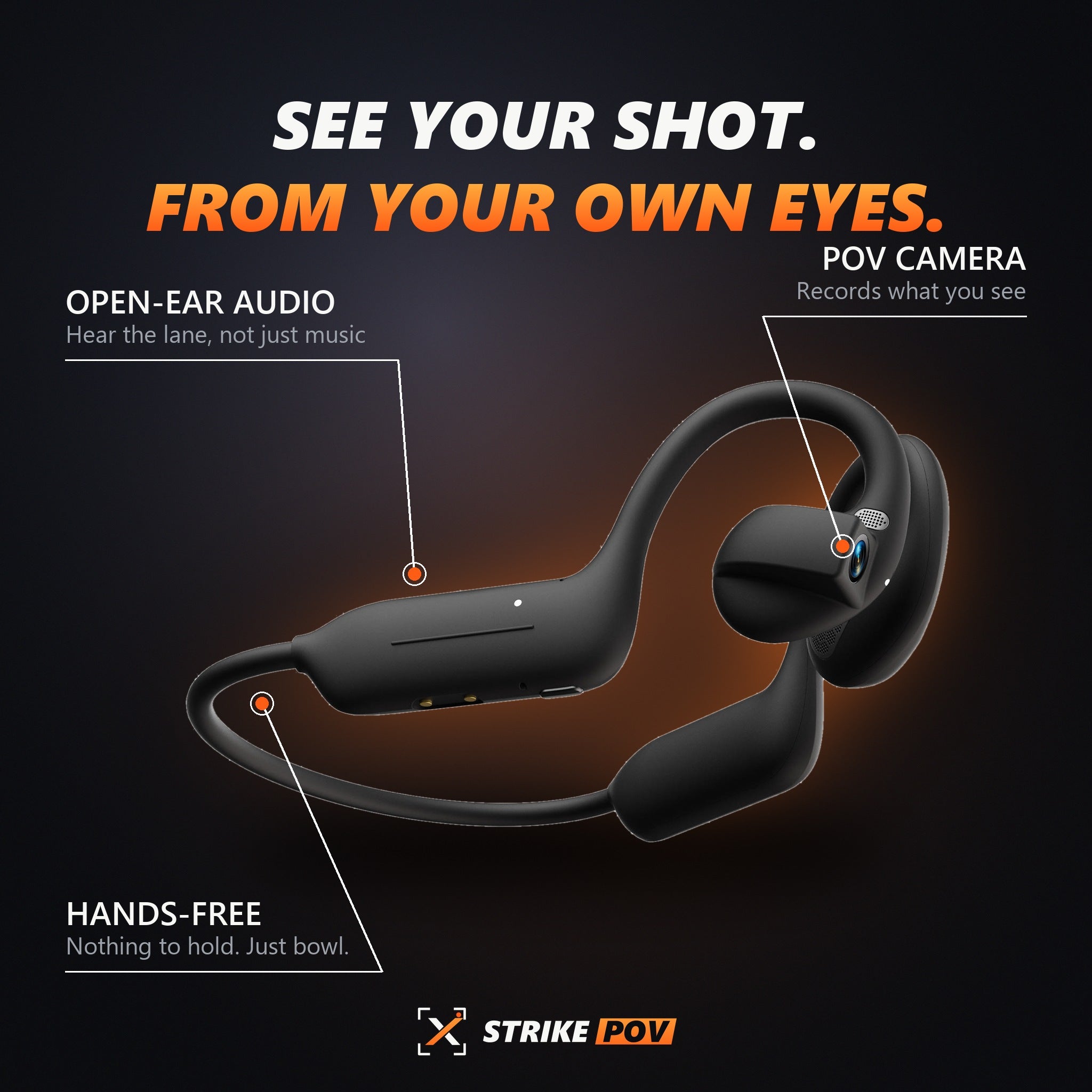 See every shot from your own point of view